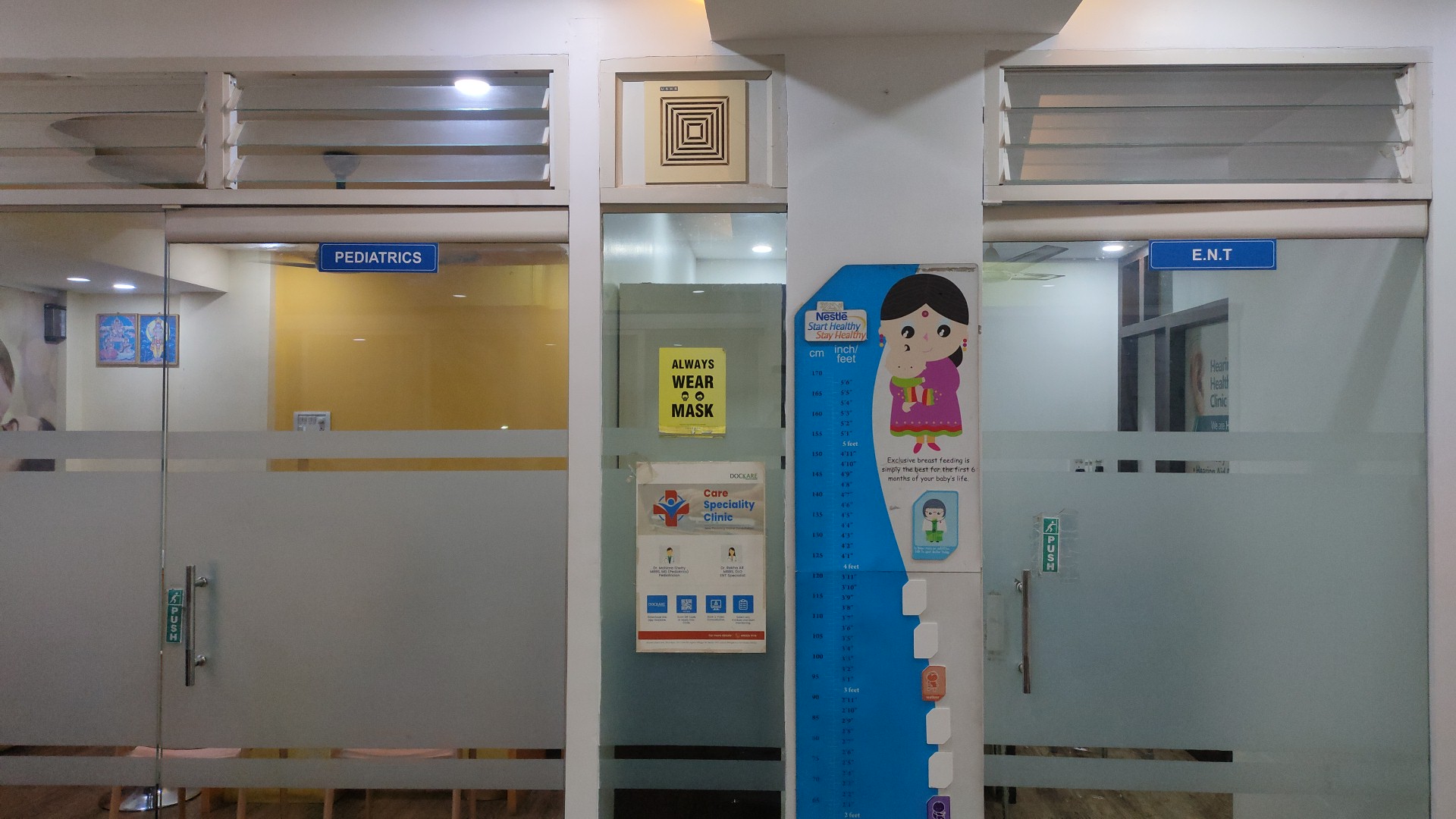 CARE Speciality Clinic consultation room Bangalore